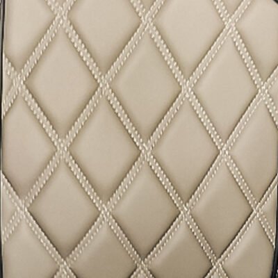 Double stitched diamond pattern insert