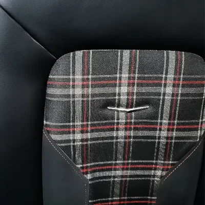 Closer view of the seat insert.